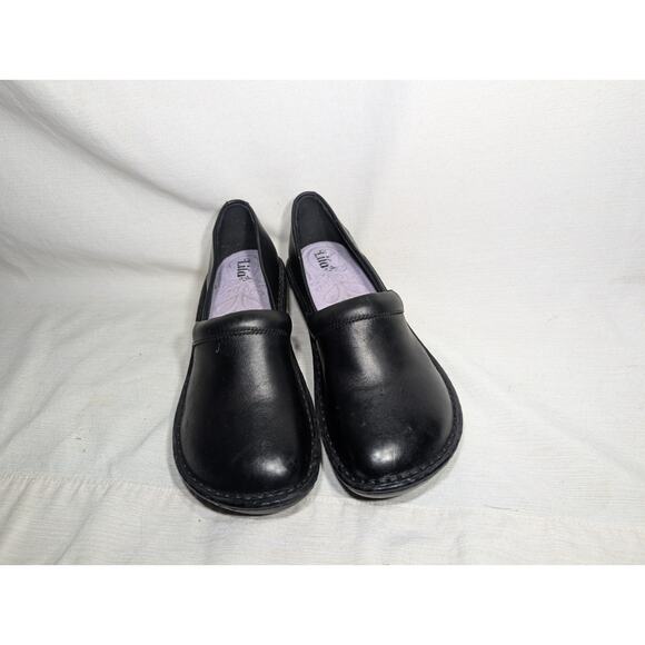 LILA Womens Shoes For Crews Clogs Black Platform Suregrip Non-Slip Work Shoes 7 - Picture 5 of 6